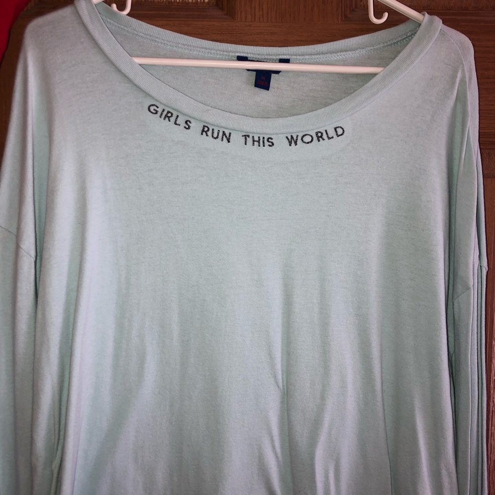 Aeropostale blue long sleeve shirt
